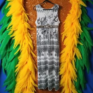 ONE WORLD SLEEVELESS PULLOVER DRESS SIZE LG. VGC